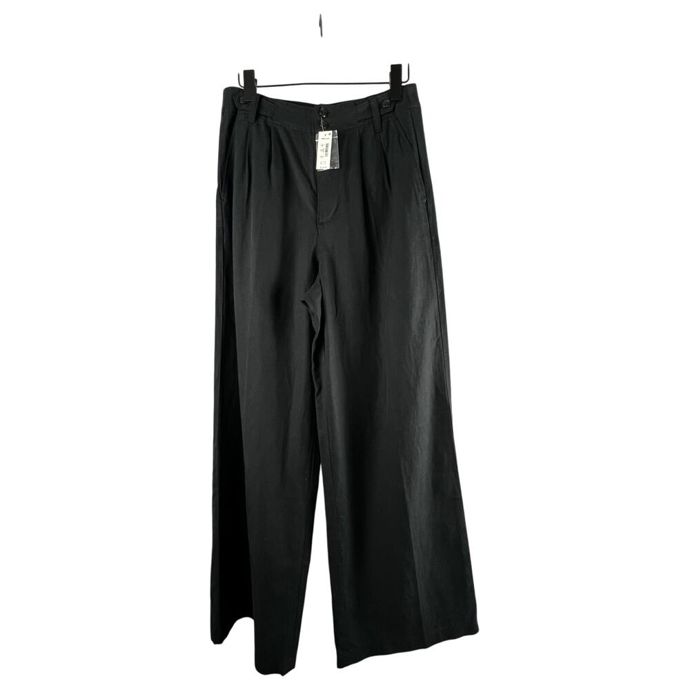 Madewell True Black The Harlow Wide-Leg Pant NWT Size 6